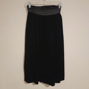 Vintage Albert Nipon Velvet Skirt Maxi Womens Size Small Whimsigoth Witch